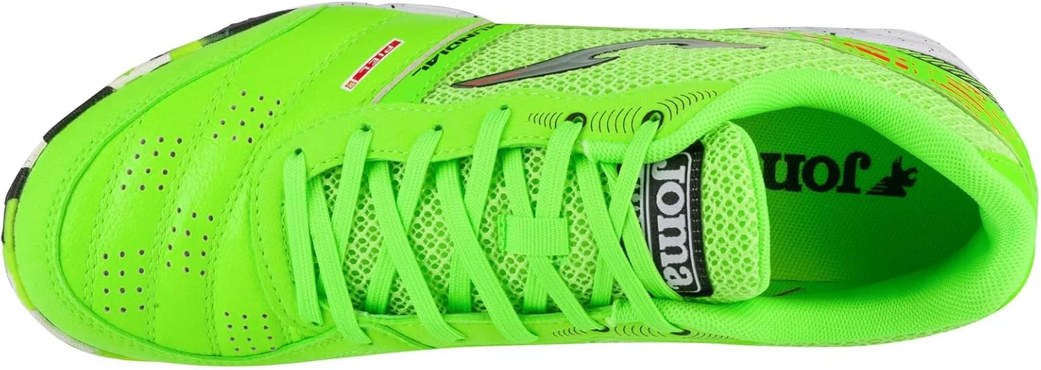 Мужские кроссовки для газона Joma Mundial 2511 TF MUNS2511TF, зелено-флуоресцентные/серебристые — фото 3