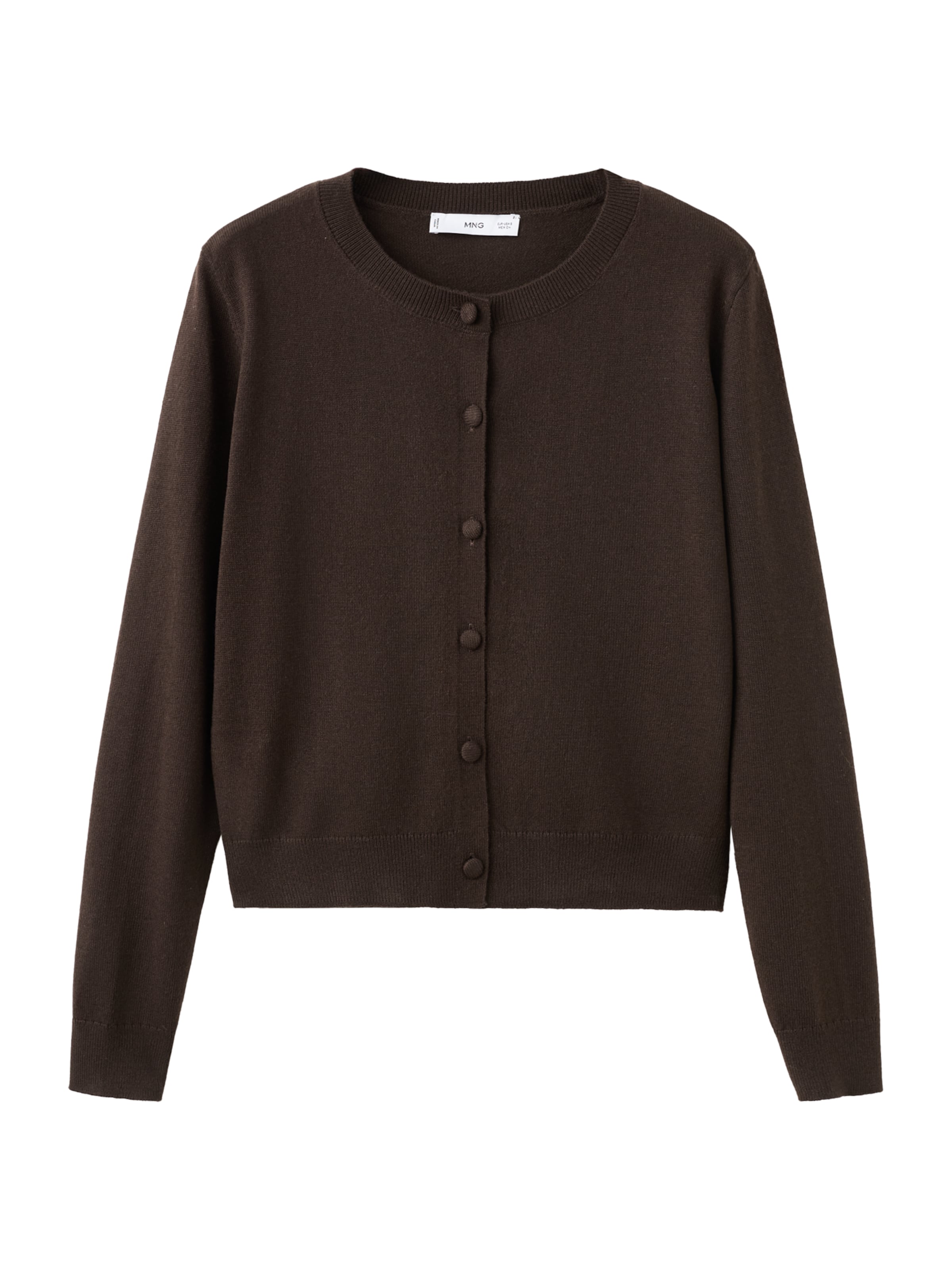 

MANGO Кардиган 'REGALO' вязаный, цвет шоколад