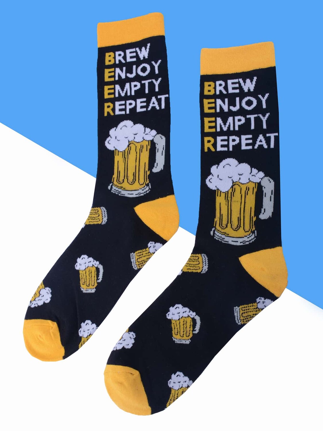 

Мужские носки Lou Beer с принтом, многоцветный