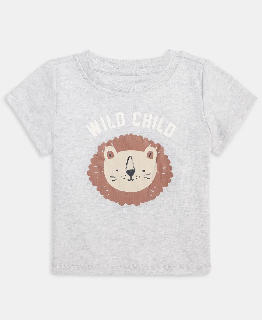 Детская футболка унисекс 3-24 месяцев "Wild Child" в стиле "Разное" First Impressions