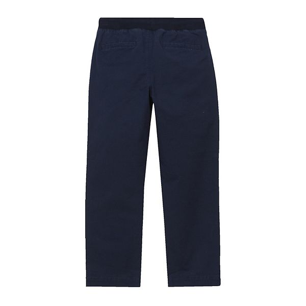 Брюки для мальчиков 2-16 stretch soft rib waist iron knee pull-on в regular и husky Lands' End, Classic Navy — фото 2