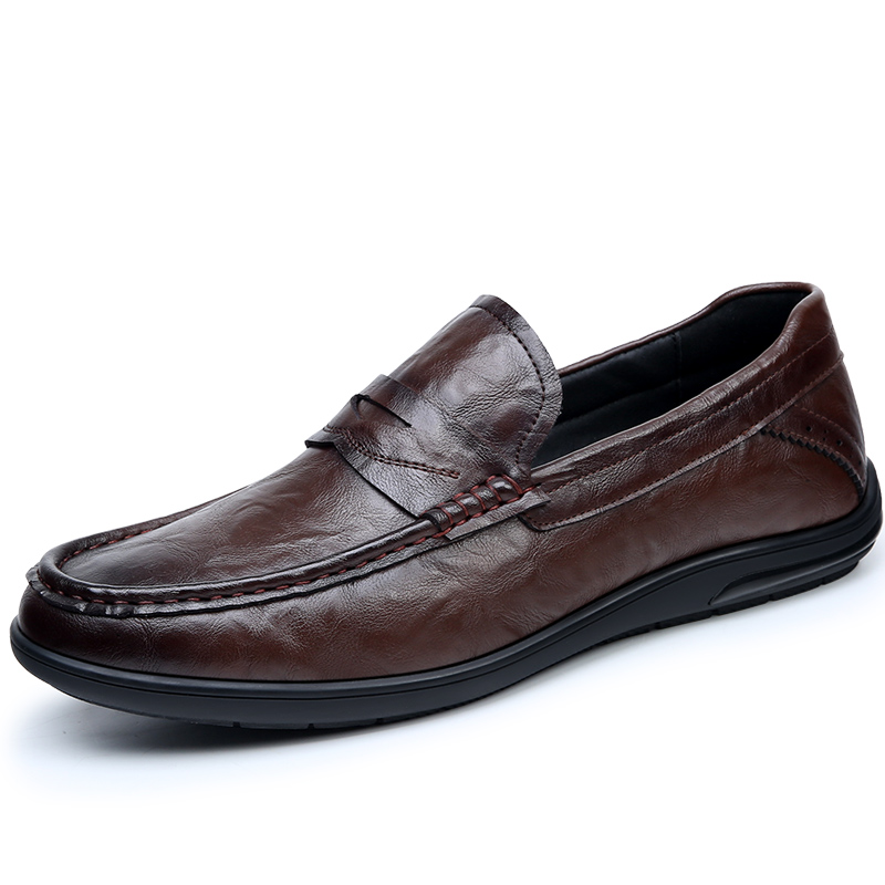 

KUPE Мужские повседневные туфли мужские низкие топы коричневые, цвет Brown