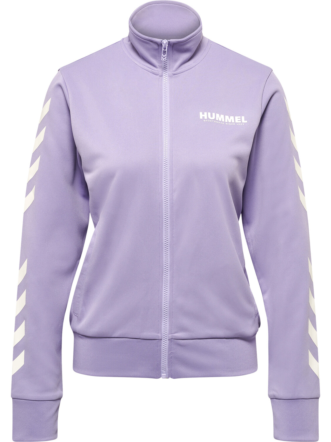 

Толстовка Hummel Reißverschlussjacke Hmllegacy Poly Woman Zip Jacket, цвет HEIRLOOM LILAC