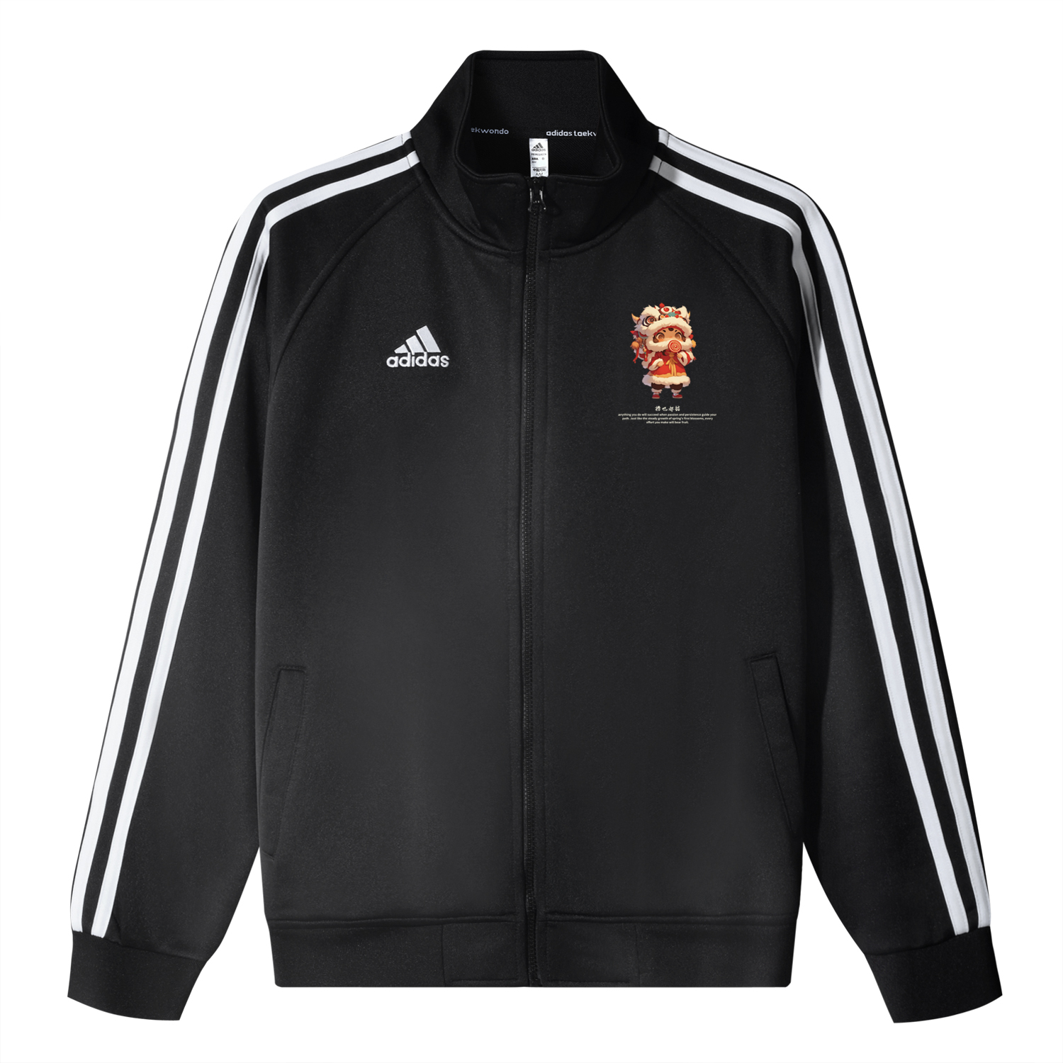 

Adidas Унисекс куртка 3-Stripes черная, Black