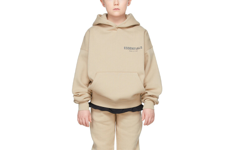 Детская толстовка Fear Of God Essentials, бежевый