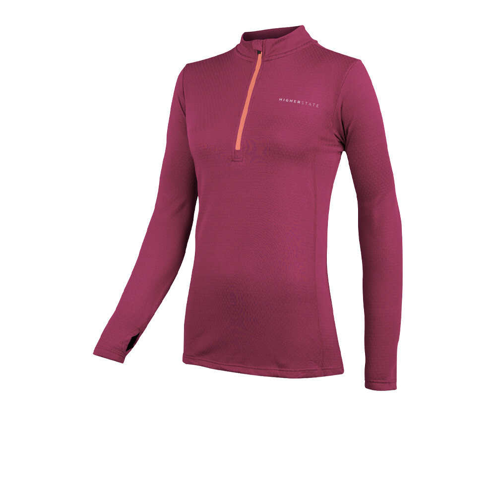

Спортивный топ Higher State L/S 1/4 Zip Thermal Grid, красный
