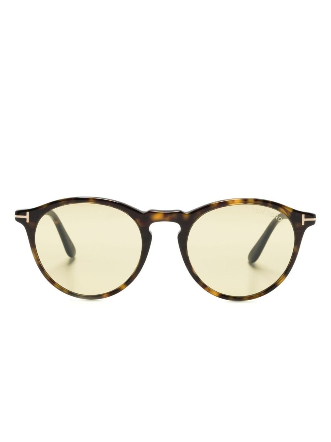 

TOM FORD Eyewear солнцезащитные очки Arele черепаховой расцветки, коричневый