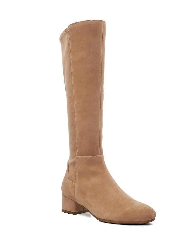 Сапоги Dune London Wide fit wf tayla до колена в карамельном цвете — фото 3