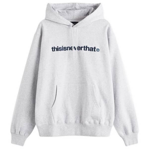 

Толстовка с капюшоном и логотипом T-Logo Thisisneverthat, серый