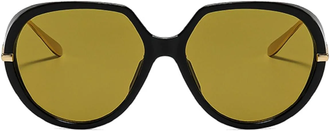 

Большие ретро-солнцезащитные очки-пилот для женщин и мужчин в винтажном стиле, модные солнцезащитные очки в крупной оправе с защитой от УФ-излучения UV400 mincl, C2