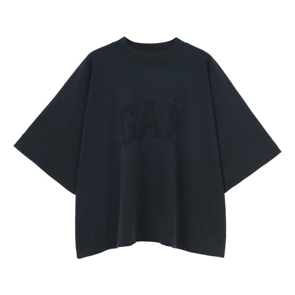 

Футболка YEEZY Gap x Balenciaga Dove 3/4 Sleeve Tee 'Washed Black', черный
