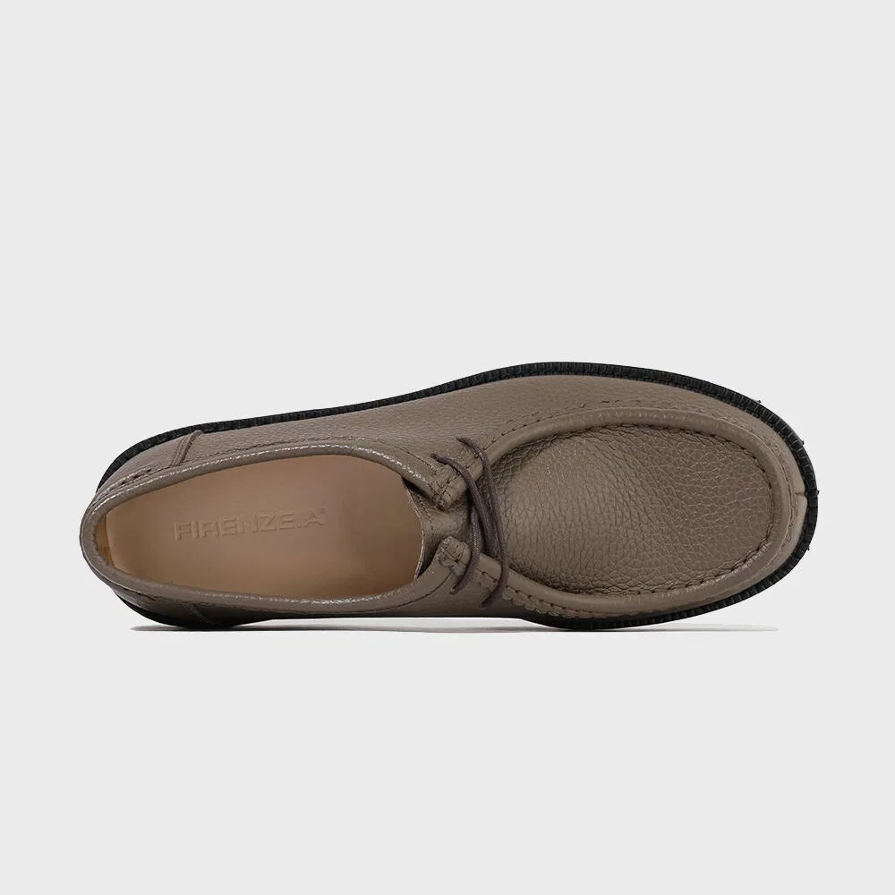 Мужские мокасины Bold Shape с подошвой Vibram, хаки-коричневые, от Firenze.A — фото 4