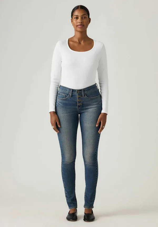 311 heritage skinny jeans skinny fit Levi'S, Leaving Early - Med Indigo - Worn In — фото 2
