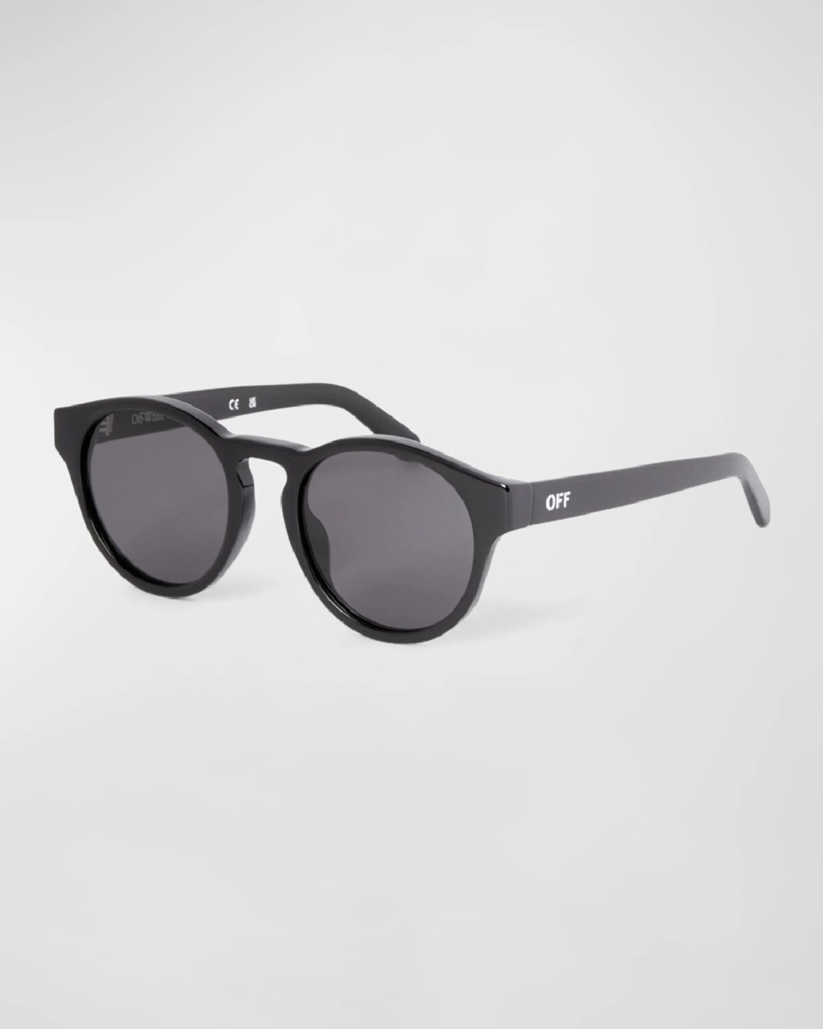 

Мужские круглые солнцезащитные очки Oakland из ацетата Off-White, цвет 1007 Black Dark Grey