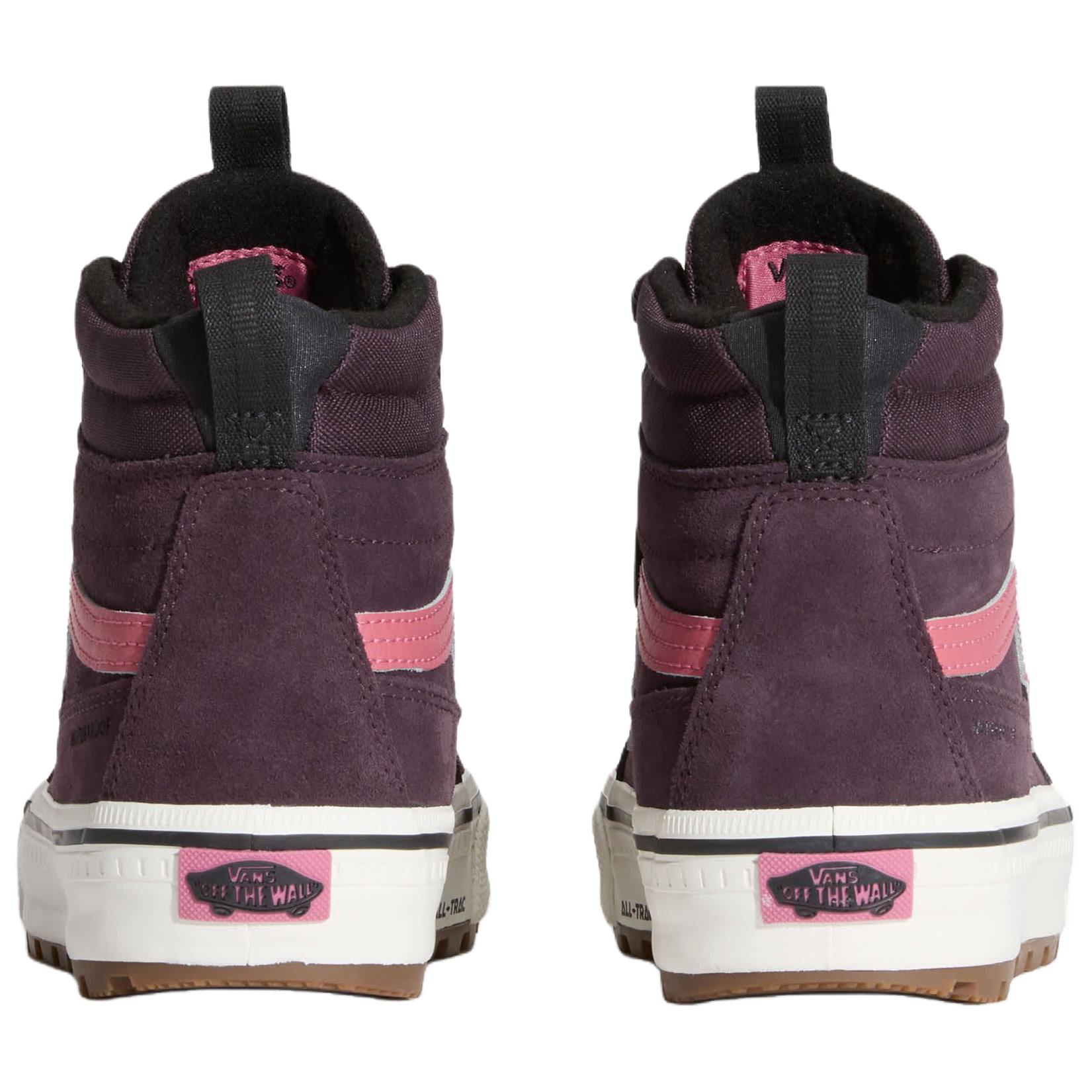 Высокие кроссовки Sk8 Hi Waterproof And Thermal Support для улицы унисекс Vans, темно-красный — фото 3