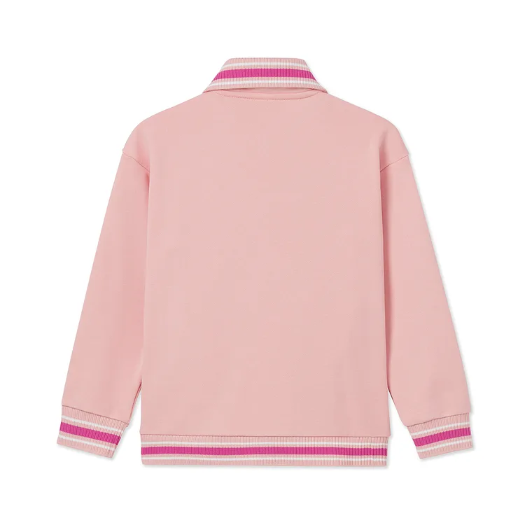 Свитшот SS25 для детей 3-7 лет LACOSTE, i08/светло-розовый — фото 3