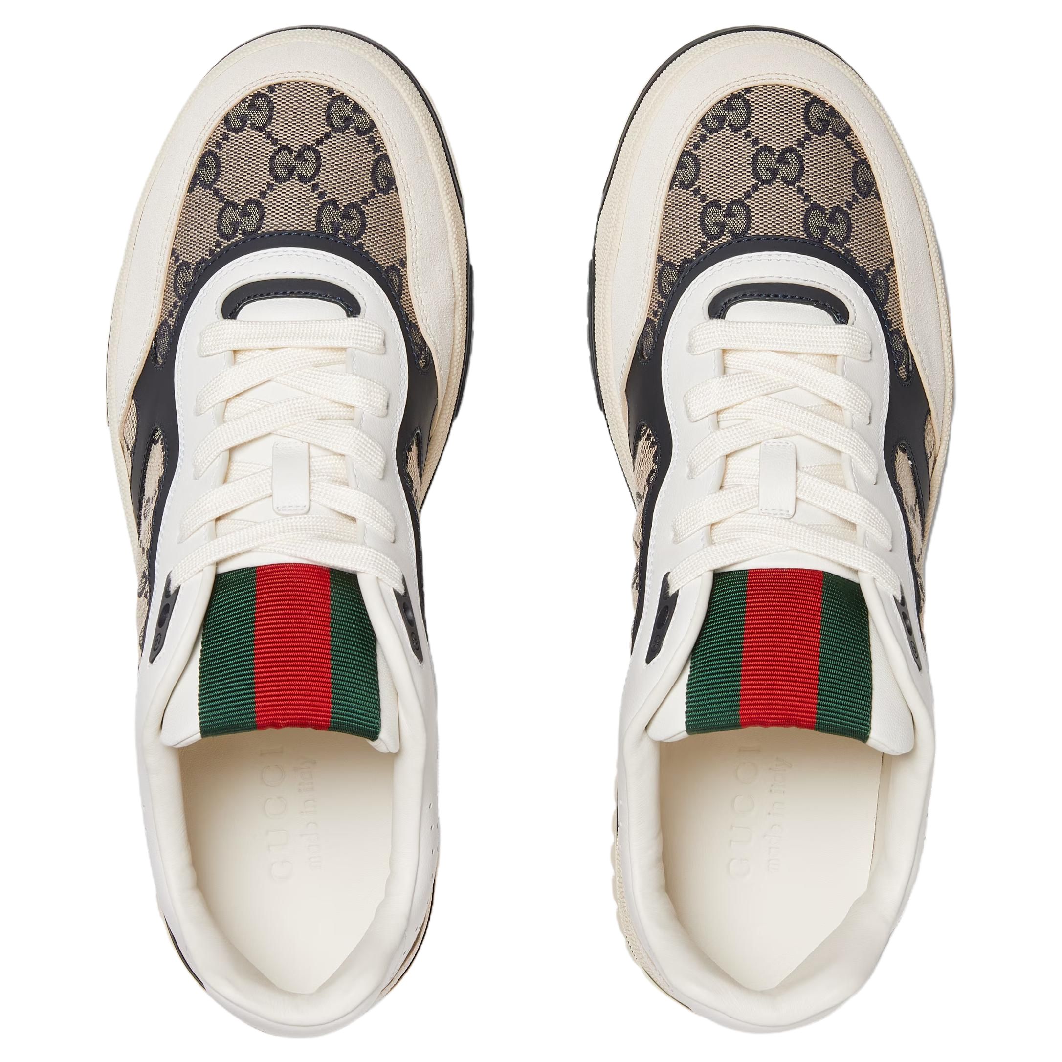 Футболка GUCCI 'GG Canvas Beige Ivory Blue' — фото 4