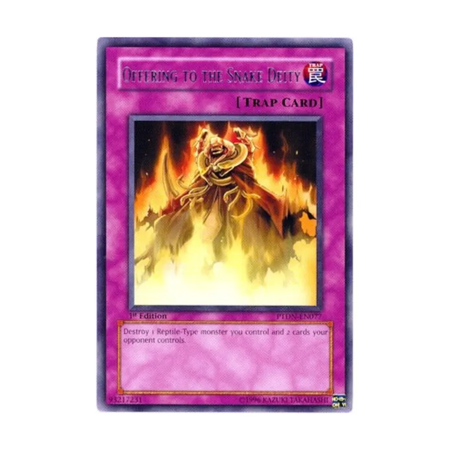 

CCG Подношение Змеиному Божеству (Редкое), Yu-Gi-Oh - Phantom Darkness - Singles