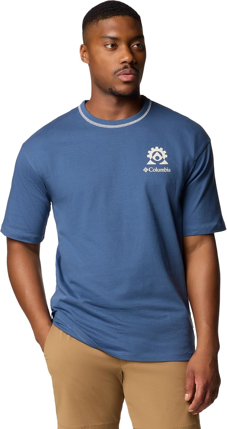 

Columbia мужская футболка Landroamer с коротким рукавом, Dark Mountain