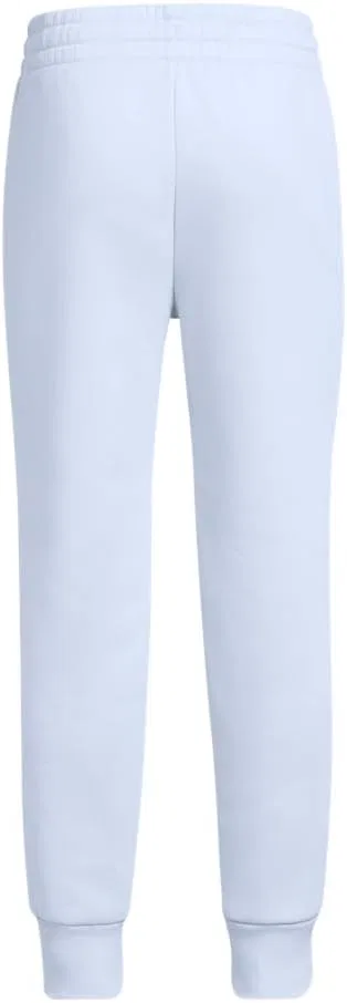 Спортивные флисовые брюки Under Armour Girls Rival, (465) Nimbus Blue//White — фото 2