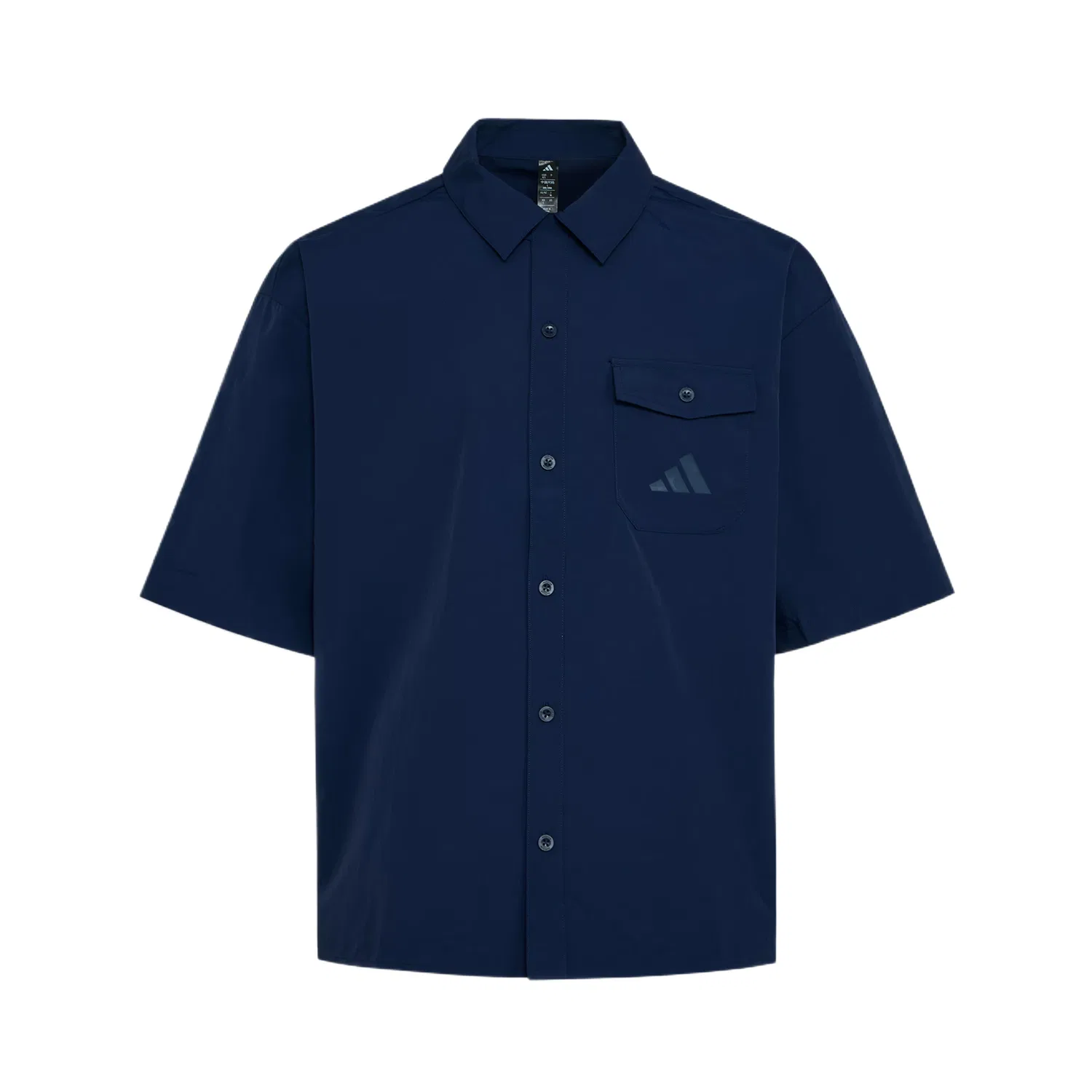Рубашка Unisex Dark Indigo Lapel Moderate Adidas
