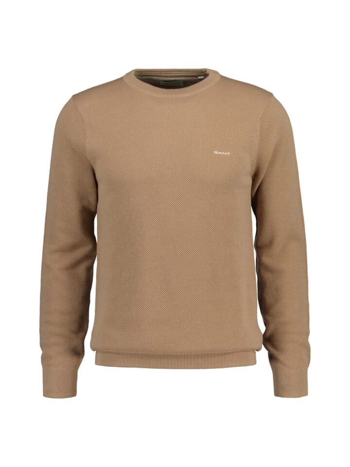 

Толстовка Gant Strickpullover, цвет Beige (Dark Khaki)