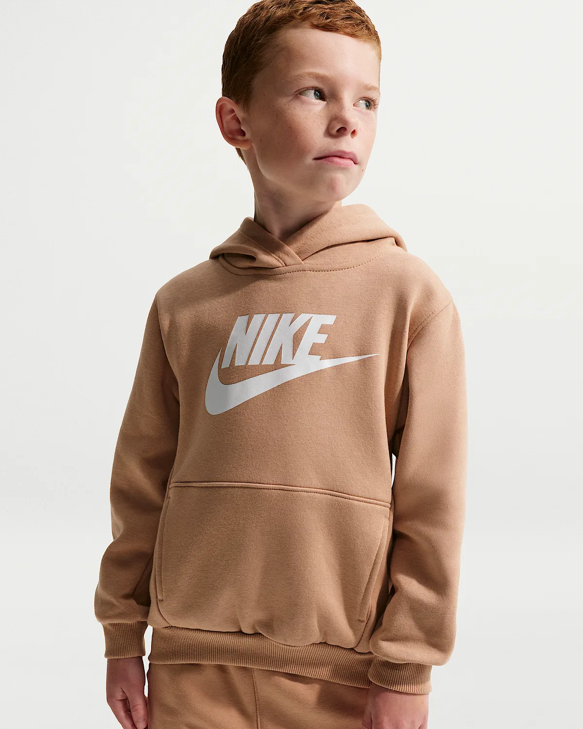 Детская худи Nike Sportswear Club Fleece Pullover, Brown