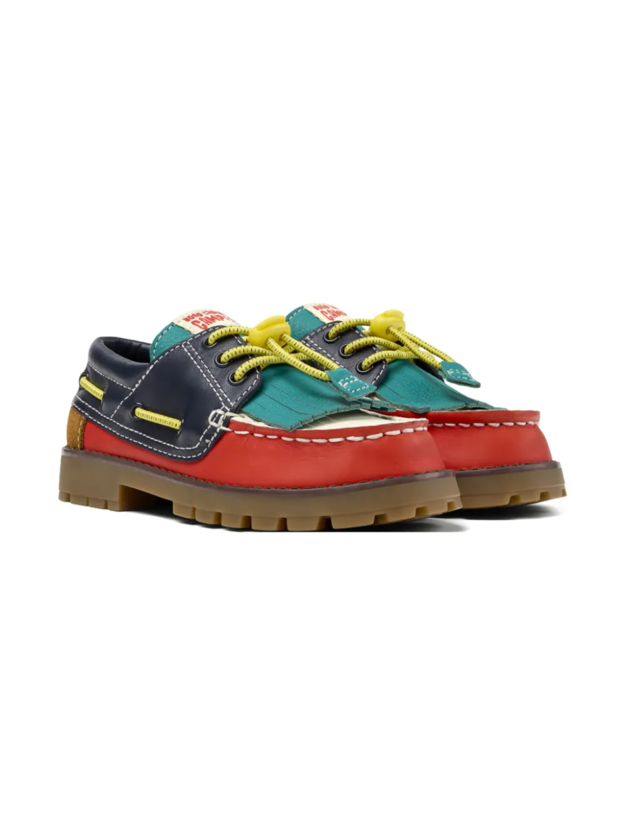 

Camper Kids туфли Compas из коллаборации с Bobo Choses, красный