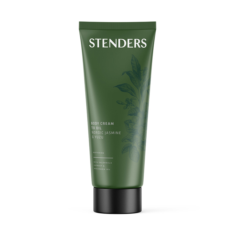 

Жирный крем для тела с экстрактом жасмина и календулы body cream to oil nordic jasmine & yuzu Stenders, 200 мл