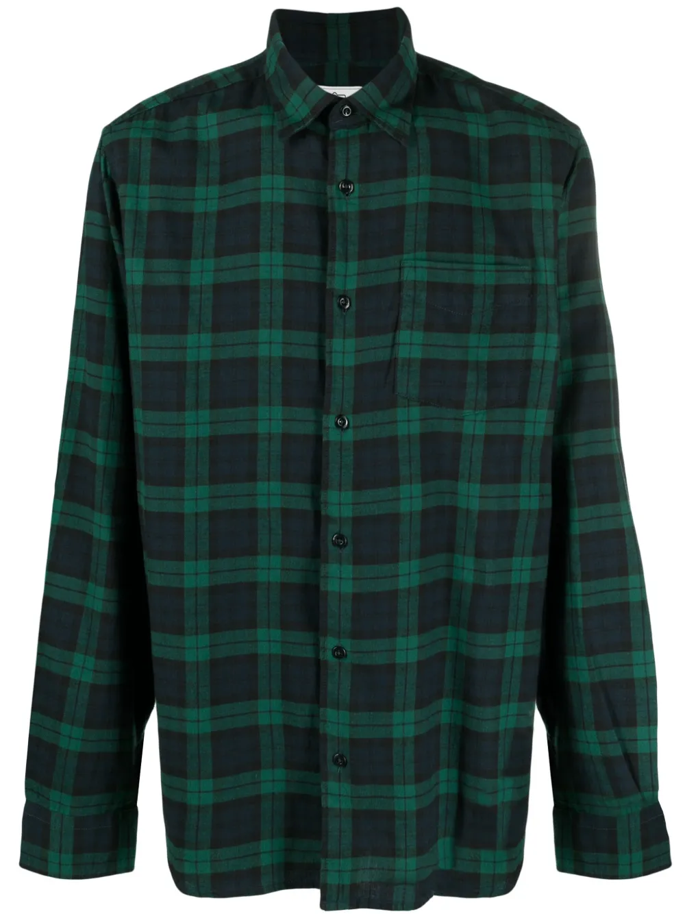

Клетчатая рубашка с длинными рукавами WOOLRICH, зеленый
