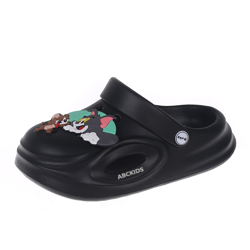 

Детские тапочки с низким верхом, устойчивые к истиранию, легкие, амортизирующие, нескользящие ABC KIDS, черный