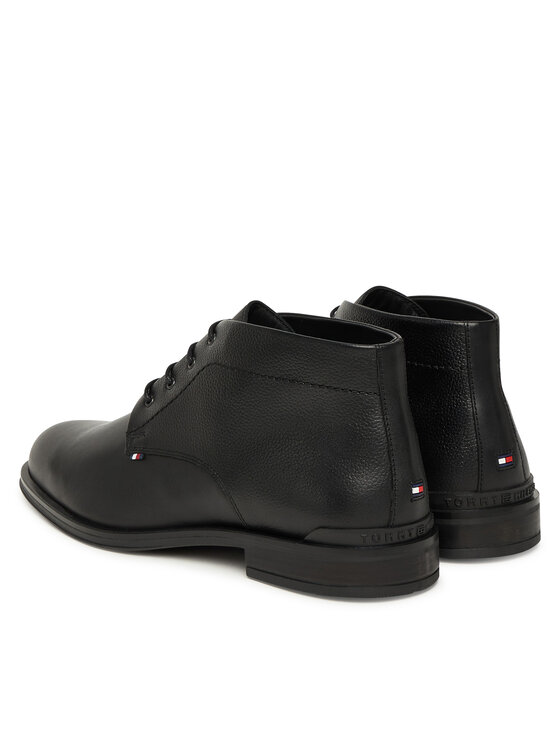 Туфли на шнуровке Corporate Hilfiger Lth Boot FM0FM05697 Tommy Hilfiger, черный — фото 3