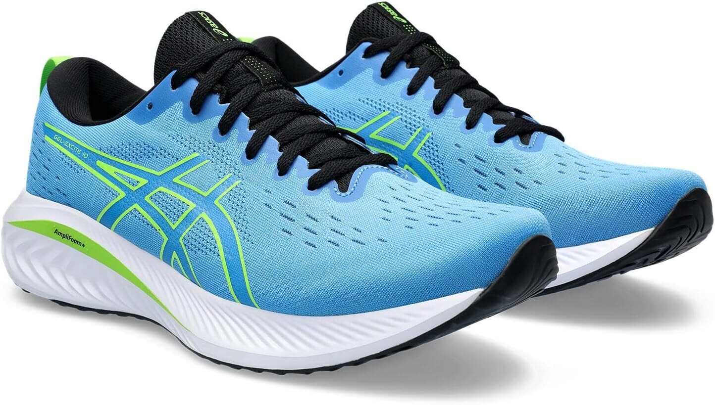 

Кроссовки GEL-Excite 10 ASICS, цвет Waterscape/Electric Lime