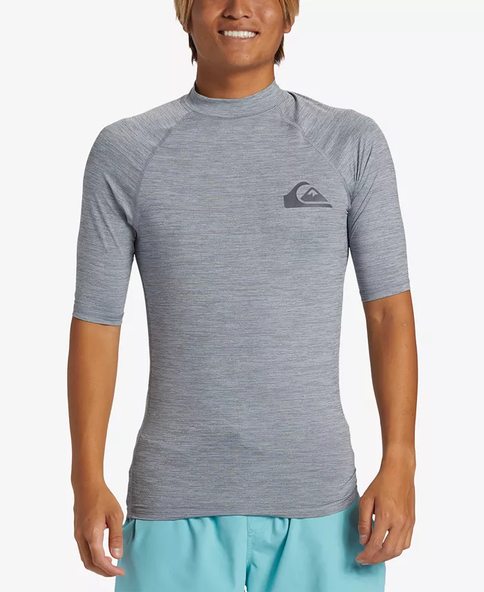 

Мужская футболка с коротким рукавом UPF 50 из лайкры Quiksilver, серый