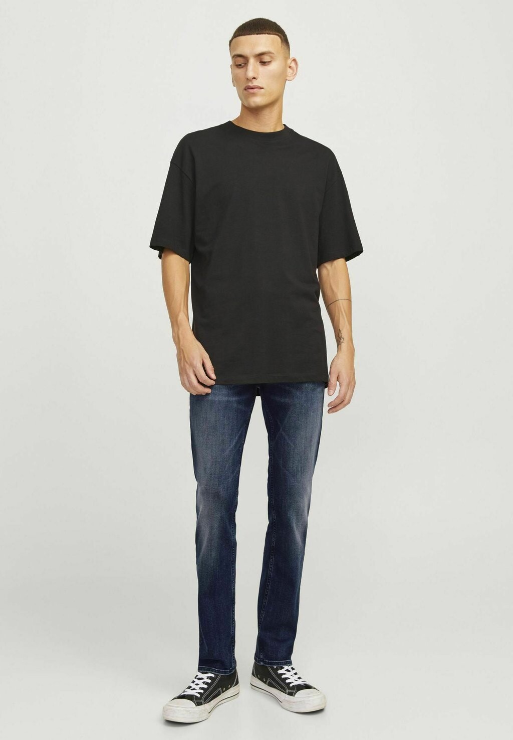 

Джинсы прямого кроя JJICLARK JJVINTAGE Jack & Jones, синий деним