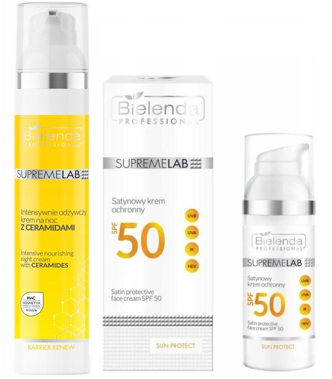 

Bielenda, ночной крем с керамидами, 100 мл+bielenda satin protection cream, 50 мл