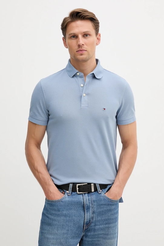 

Поло Tommy Hilfiger, синий
