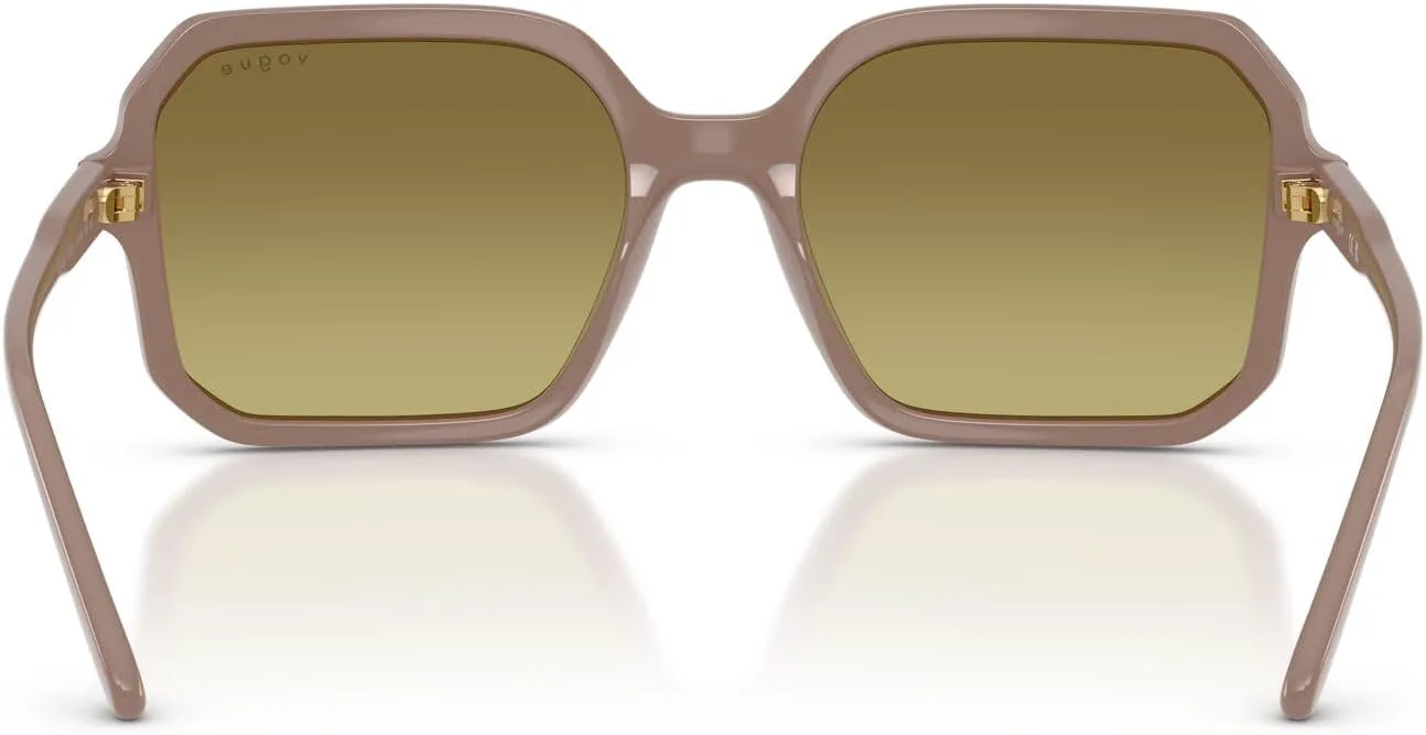 

Женские квадратные солнцезащитные очки Vogue Eyewear VO5696S, градиентный переход цвета «серо-зеленый», диаметр линзы 55 мм, Full Taupe/Green Gradient Green