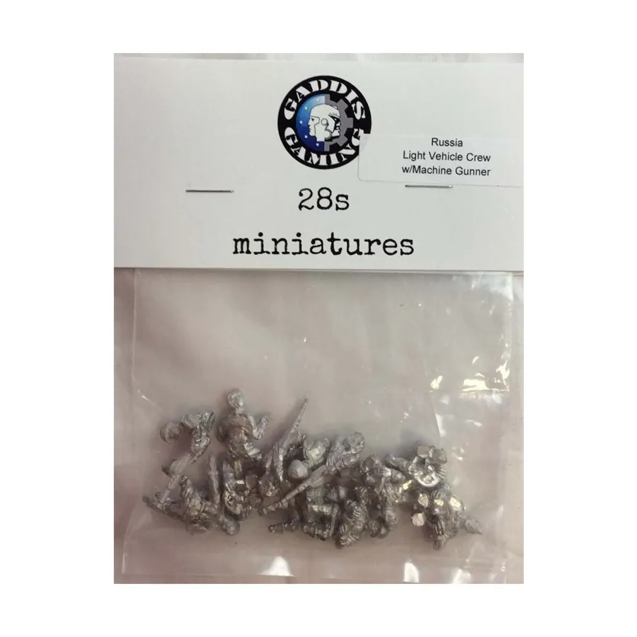

Экипаж легкой машины РУС с пулеметчиком, WWII Miniatures - Soviet - Assorted (28mm)