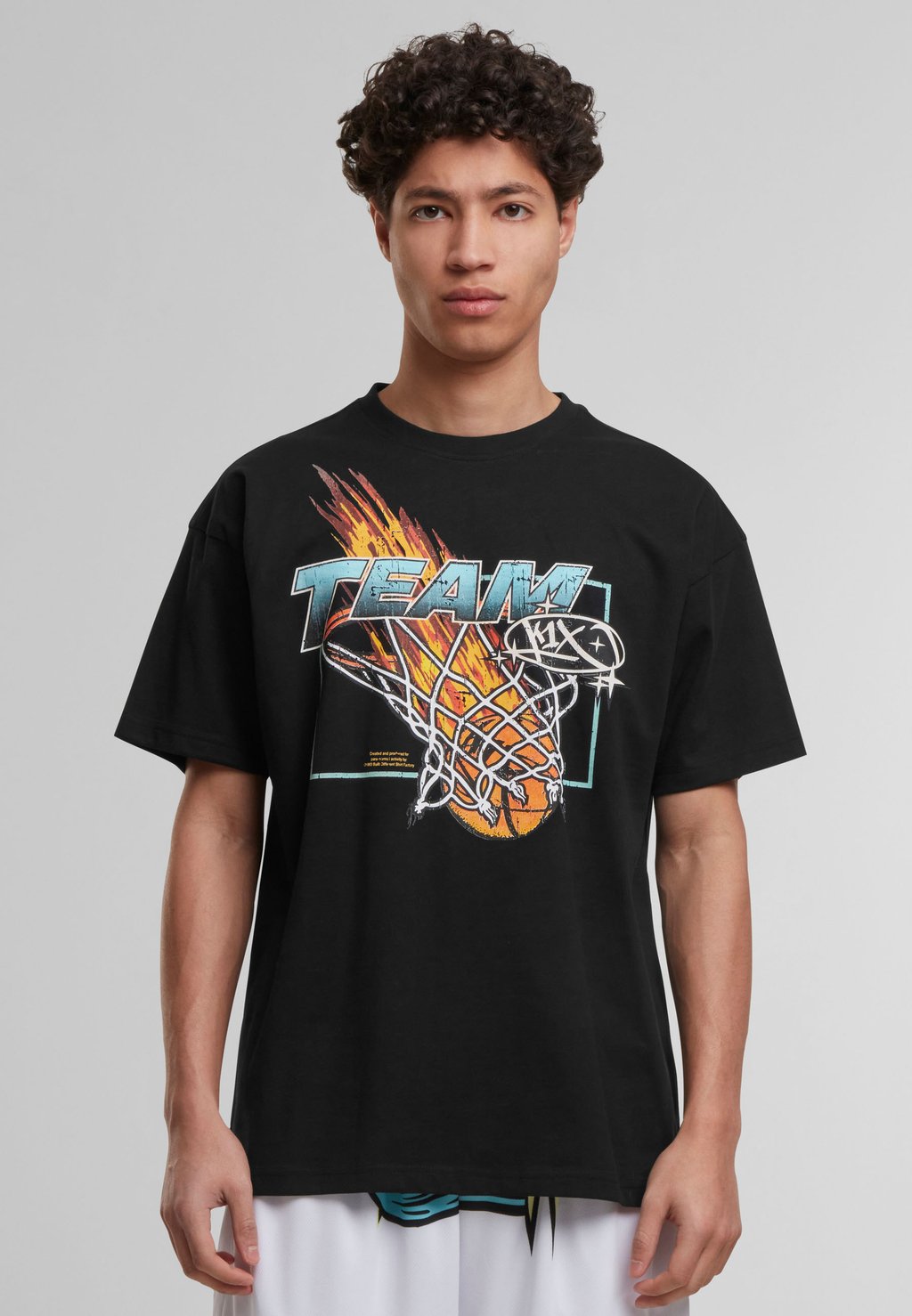

Футболка с принтом BASKETBALL COMET TEE K1X, черный