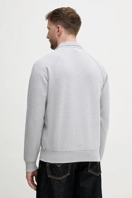 Толстовка на молнии Lacoste, серый — фото 3