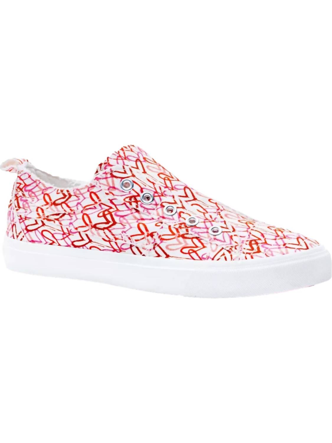 Женские туфли-слипоны Babalu Heart розового цвета Corkys Footwear