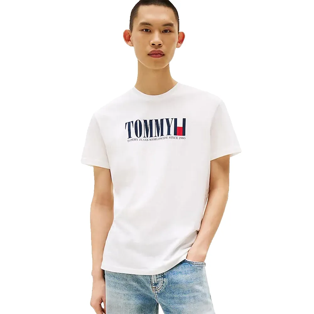 

Футболка с коротким рукавом Tommy Jeans DNA Flag Regular Fit, белый