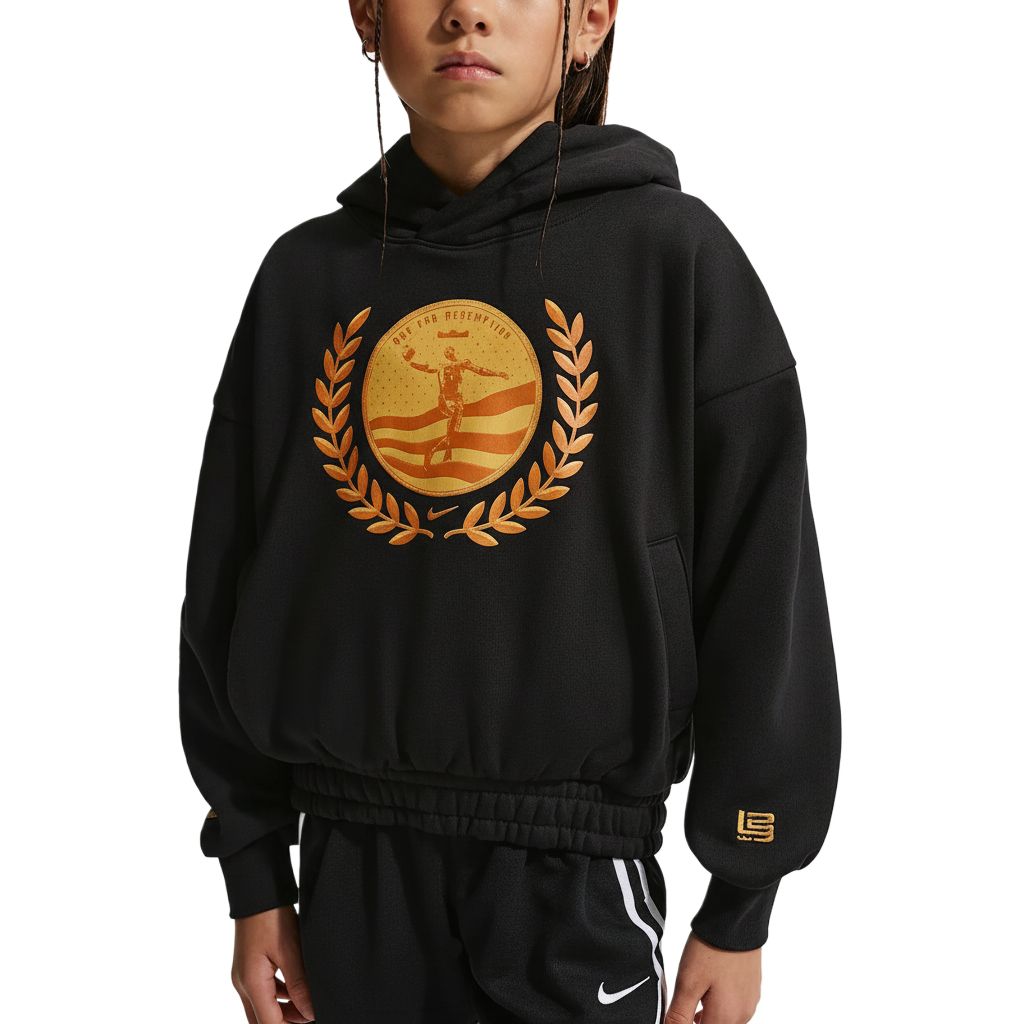 

Детский худи Nike, черный/sun-faded желтый