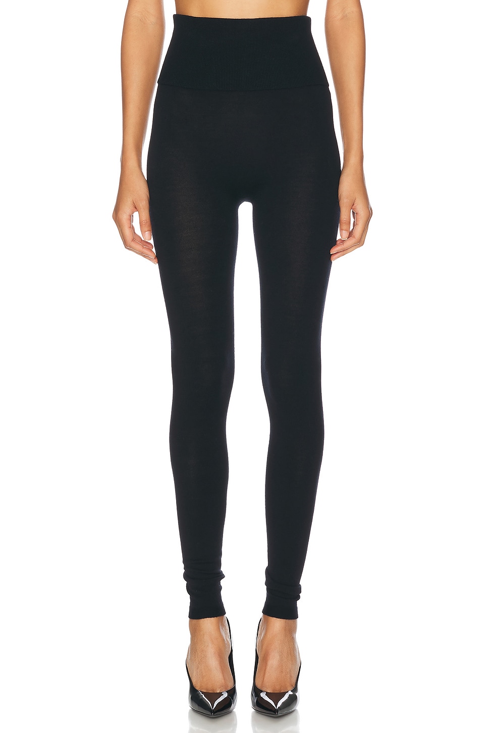 

Шерстяные леггинсы Ford Wolford, черный