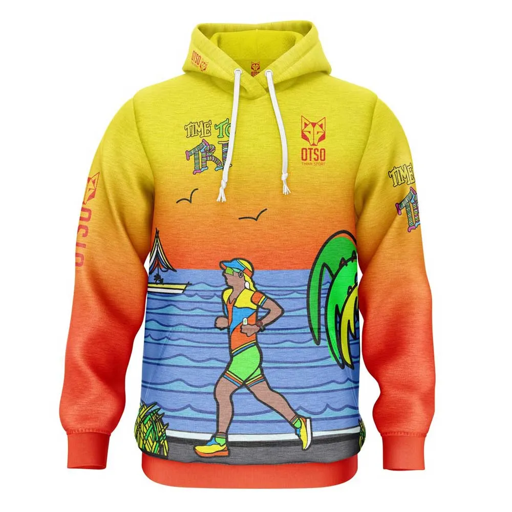 

Худи Otso Time to tri Run, желтый