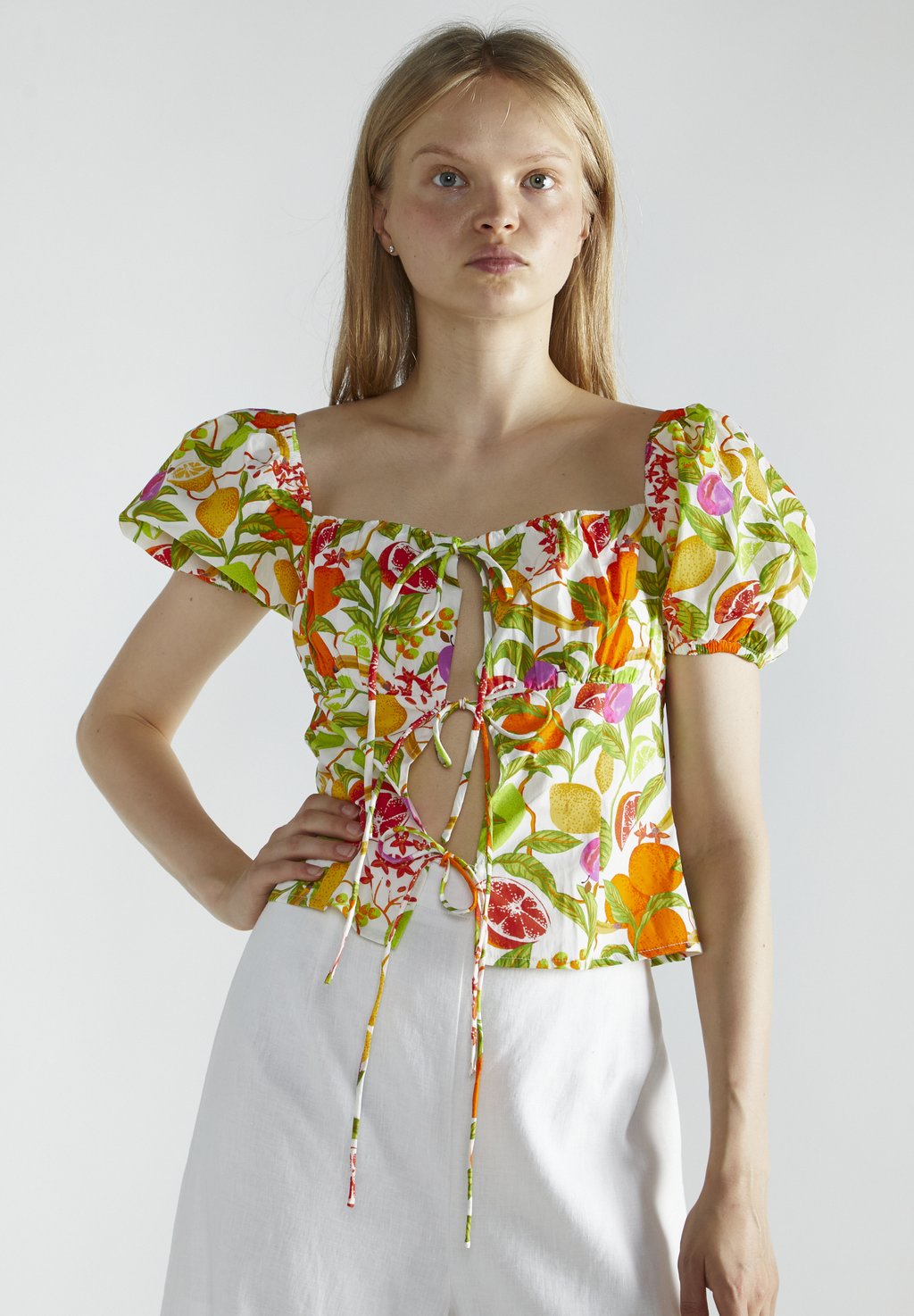 

Блуза TIE FRONT Glamorous, белый