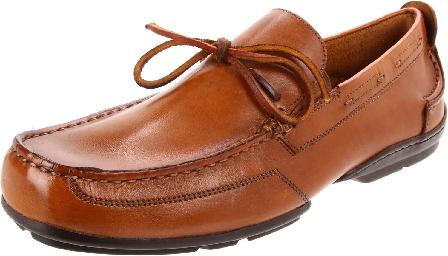 Лоферы с завязками Florsheim, Cognac