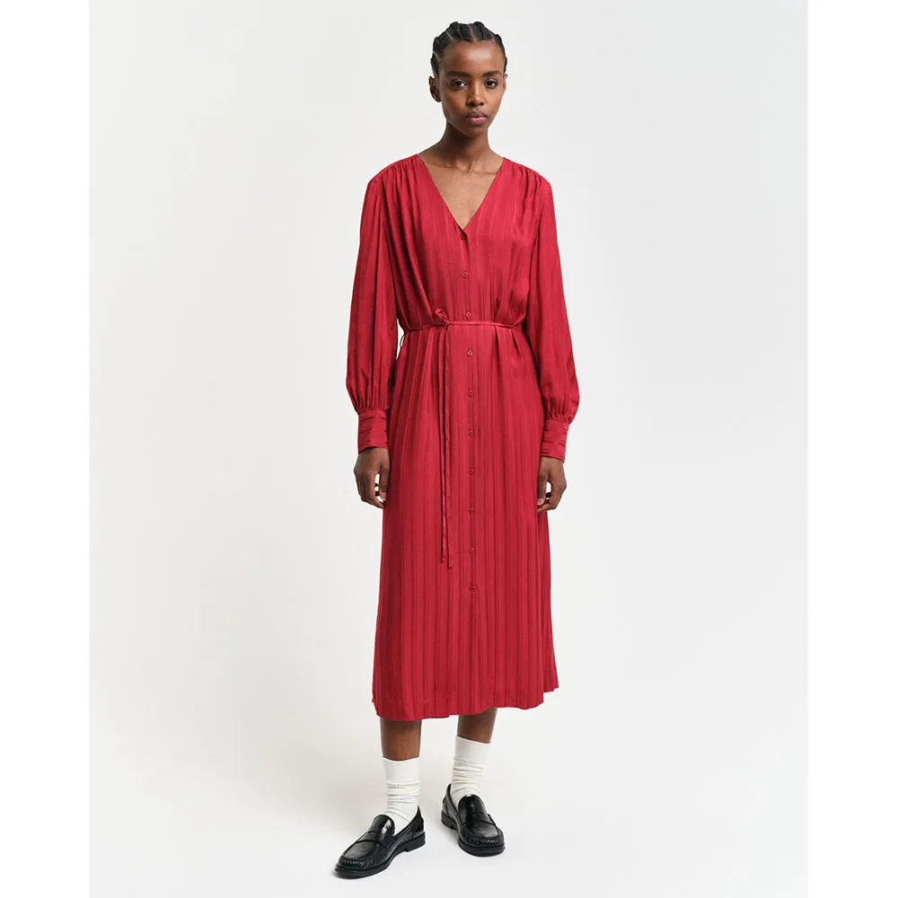 

Платье Gant 4503360 long sleeve midi, красный