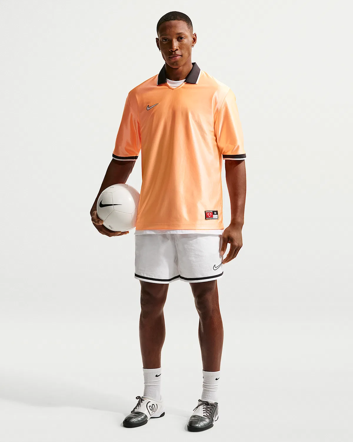 Мужские футбольные шорты Nike Dri-FIT 5", Summit White/Off Noir/Summit White/Summit White